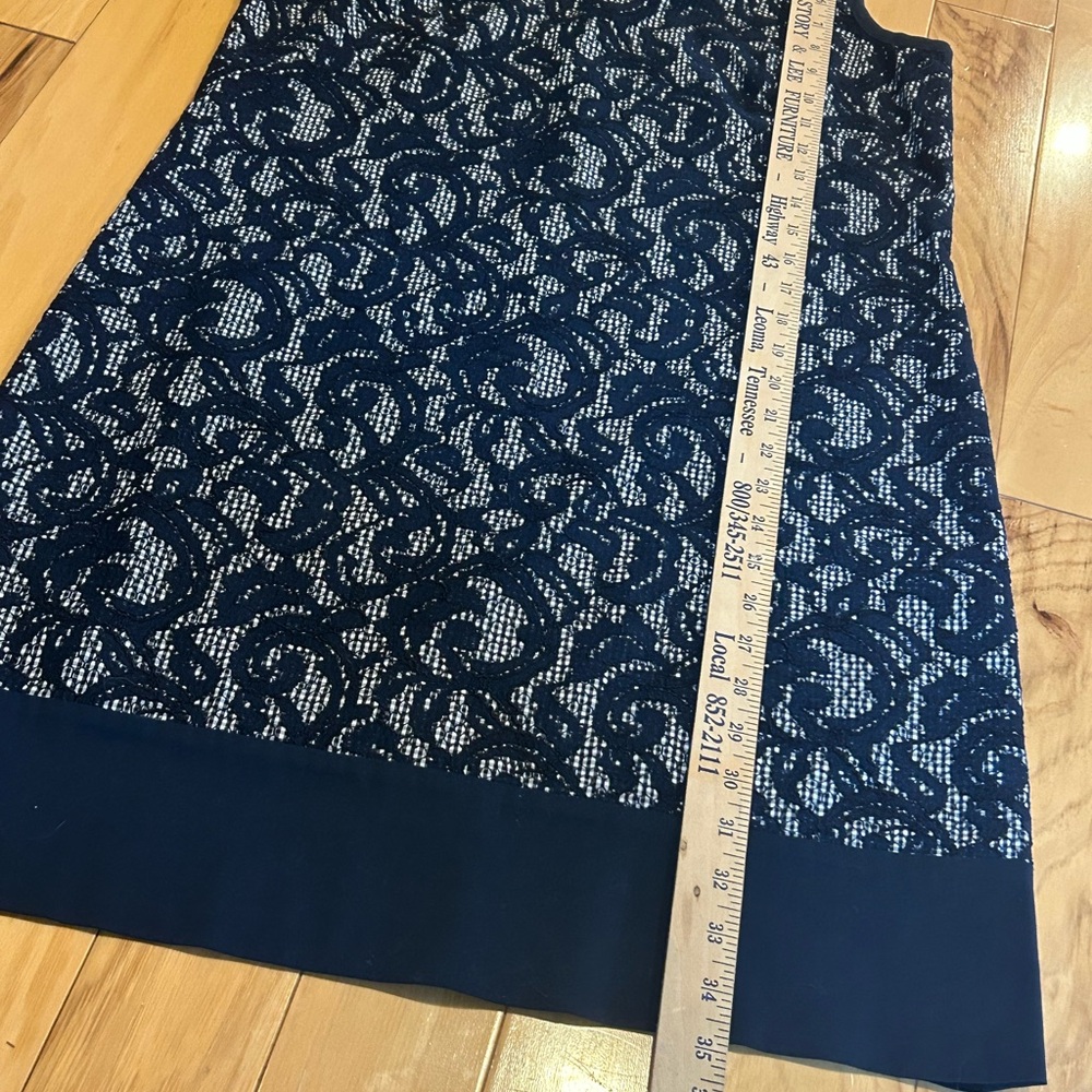Brooks Brothers Navy and White Midi Sheath Dress - Picture 10 of 12